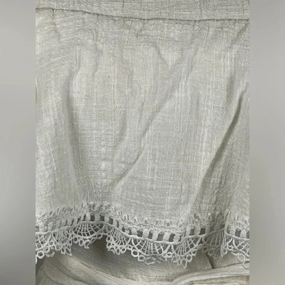 Bisouxx White Cotton Strapless Dress‎ Large - Picture 3 of 8